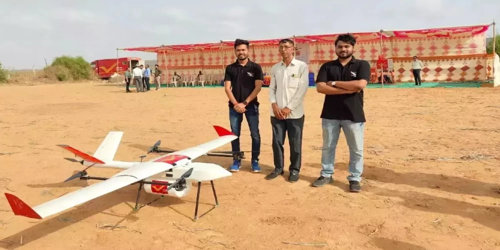 Department of Posts starts a proof of concept for transmission of mail through drone Department of Posts starts a proof of concept for transmission of mail through drone